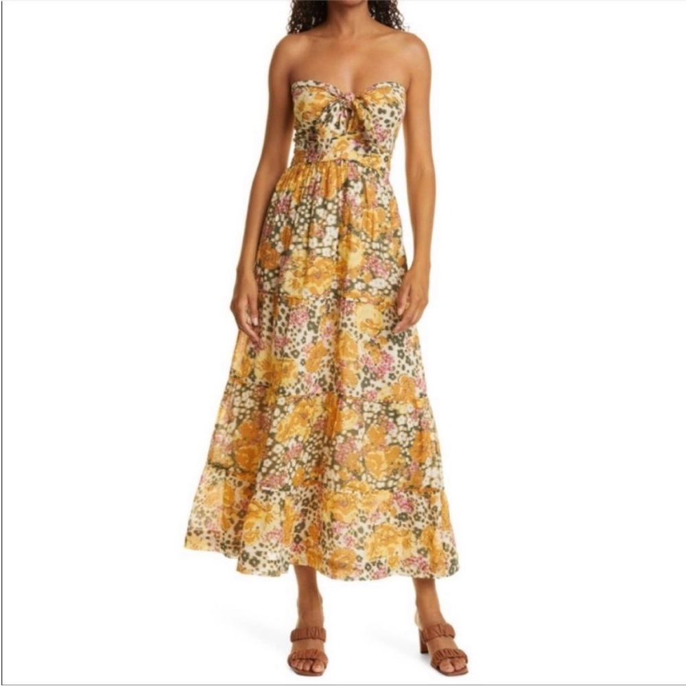 ba&sh Dalid Strapless Dress
